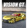 1/32 Benz VISION GT Super Concept Спортивный Автомобиль Сплав Литье под Давлением Модель Автомобиля Высокая Симуляция Коллекционная Детская Игрушечная Машинка Звук и Свет