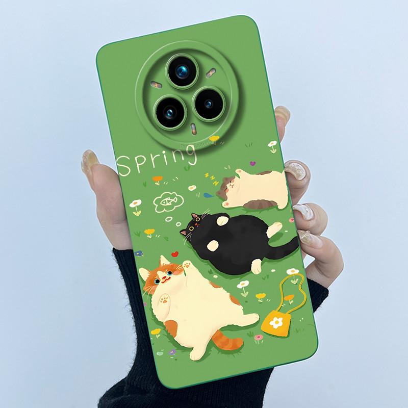 Чехол для Realme 14 Pro Plus Pro+ 5G 2025 Милый Панда Сладкие Девочки Силиконовый Мягкий Задний Чехол Ультратонкий Защита от Царапин Корпус