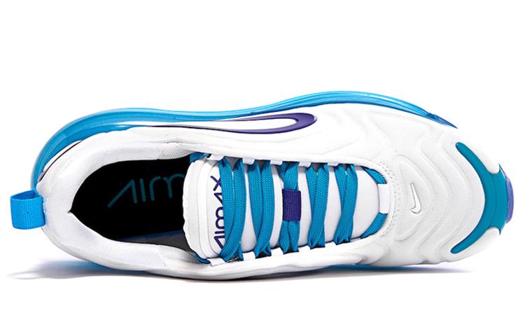 Women's Sneakers Nike Air Max 720 White Spirit Teal Court Purple (Women's) White/Spirit Teal-Court Purple