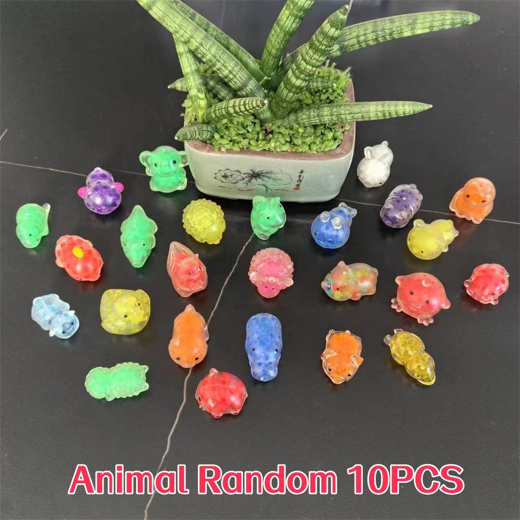 Мини-игрушки-антистресс Животные Мягкие Маленькие Сквиши Призы Подарок на вечеринку Сквиш-мячи оптом Сенсорные мячики для сжатия Призы для класса