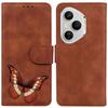 For Honor 400 Pro 5G (Global) Stand Case PU Leather Phone Cover Butterfly Printed