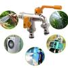 Garden Double Outlet Tap 1/2inch & 3/4inch Valves Double Water Tap Hose Connection Roller Sealing Tape Double Connection