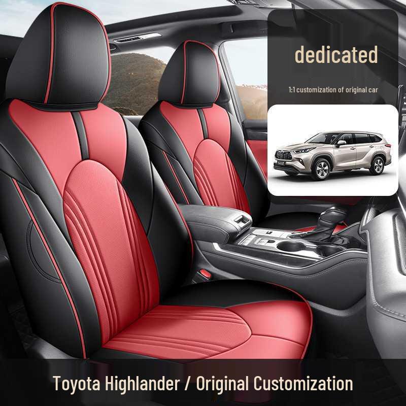 Toyota Highlander Car Seat Cushion Set: 5-Seater and 7-Seater All-Season Full Coverage Interior Accessories