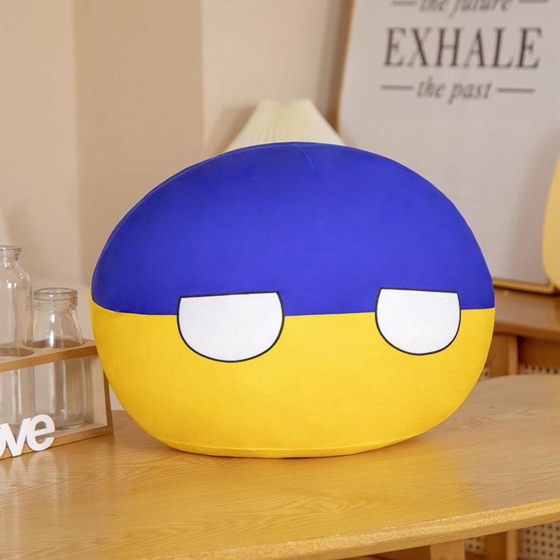 Polandball Национальный мяч Периферийный Китай Советский Союз Пельменная подушка Аниме Периферийный Фигурка Кукла Вторичный Элемент Милый