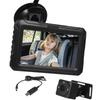 1080P Baby Car Camera, 4.3 Baby Monitor with Night Vision Function and 150 Degrees Wide View Angle, 360 Degrees
