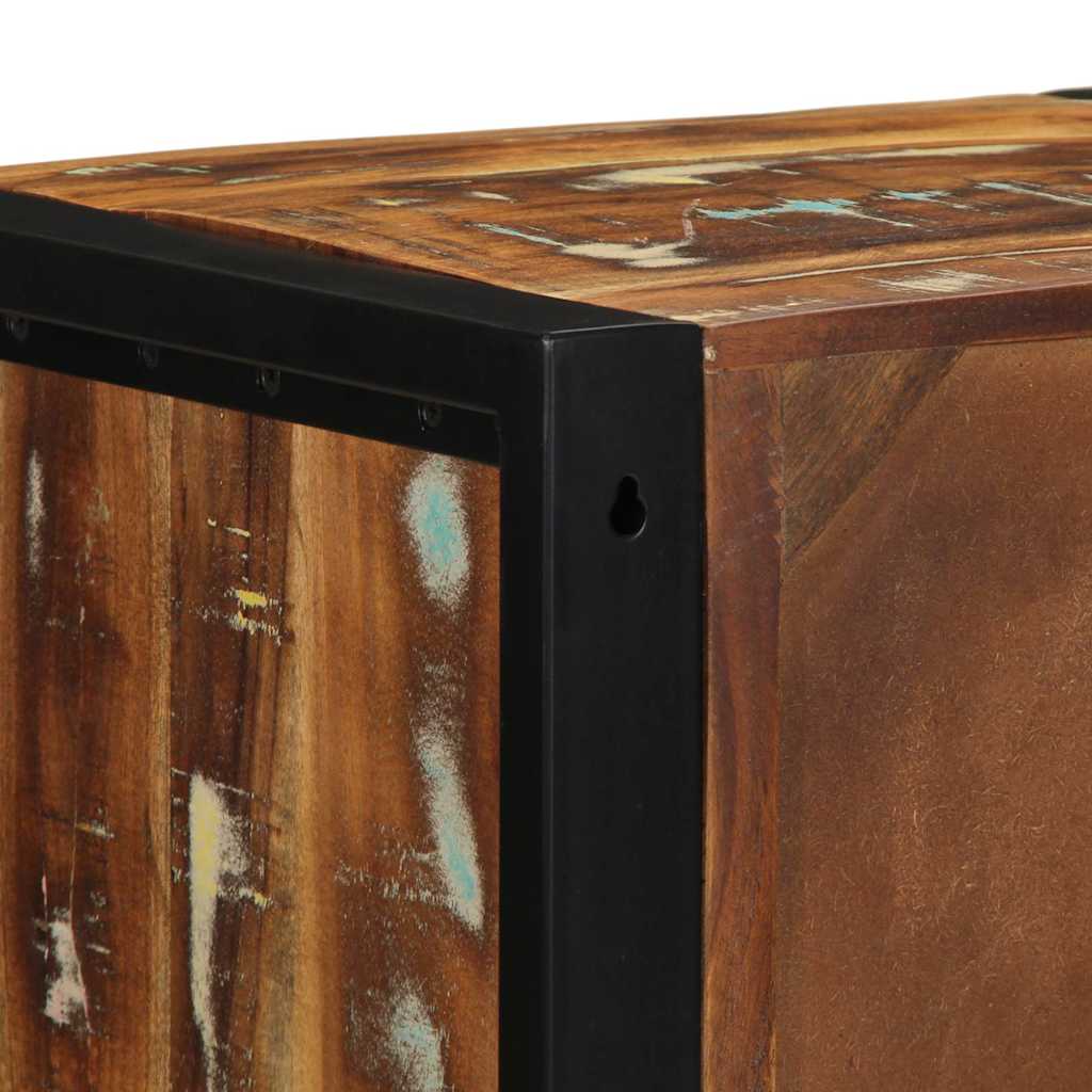 Nightstand Multicolour 40x35x40 cm Reclaimed Wood Solid Wood