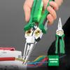 8-in-1 Wire Stripper with Voltage Tester Ergonomic Handle Compact Portable Multi-function Electric Wire Stripping Tool Cable Cutter