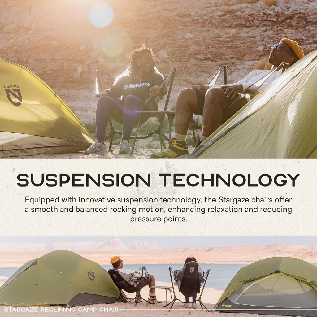 Nemo Кемпинговое кресло Модель 2023 NM-STGRC-HA
