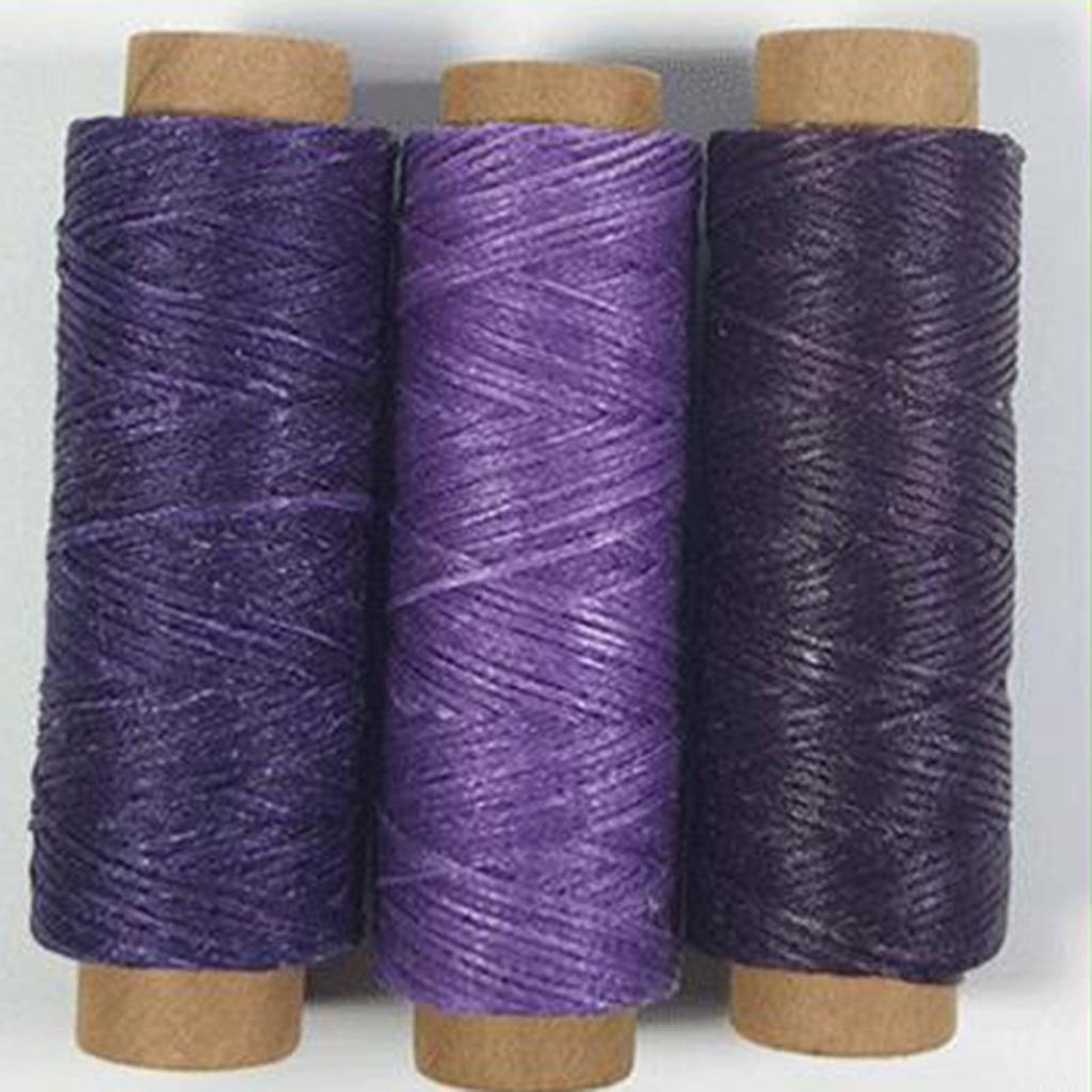 50 м 150D Плоская вощеная нить 0,8 мм толщиной Вощеный шнур Нить для ручного шитья Швейная нить для кожевенного дела DIY Аксессуары