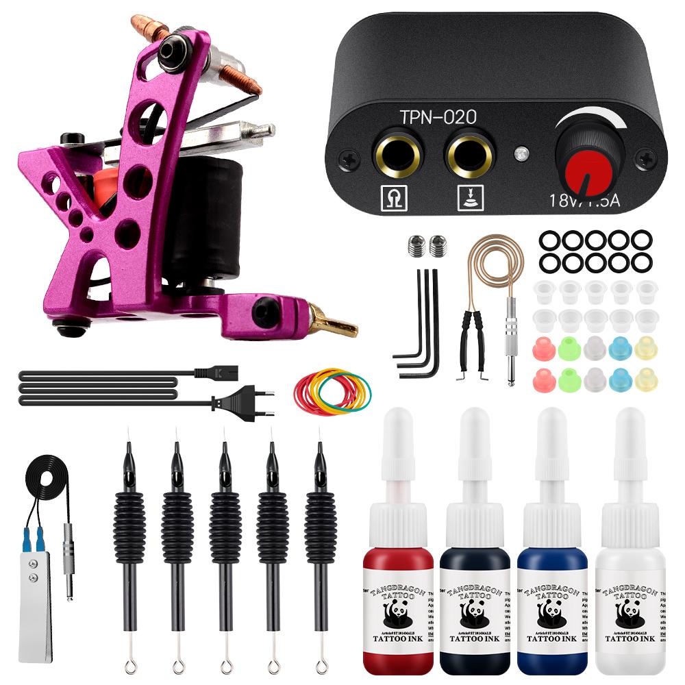 Набор тату-машинок PHOENIXY с иглами питания и чернилами для боди-арта