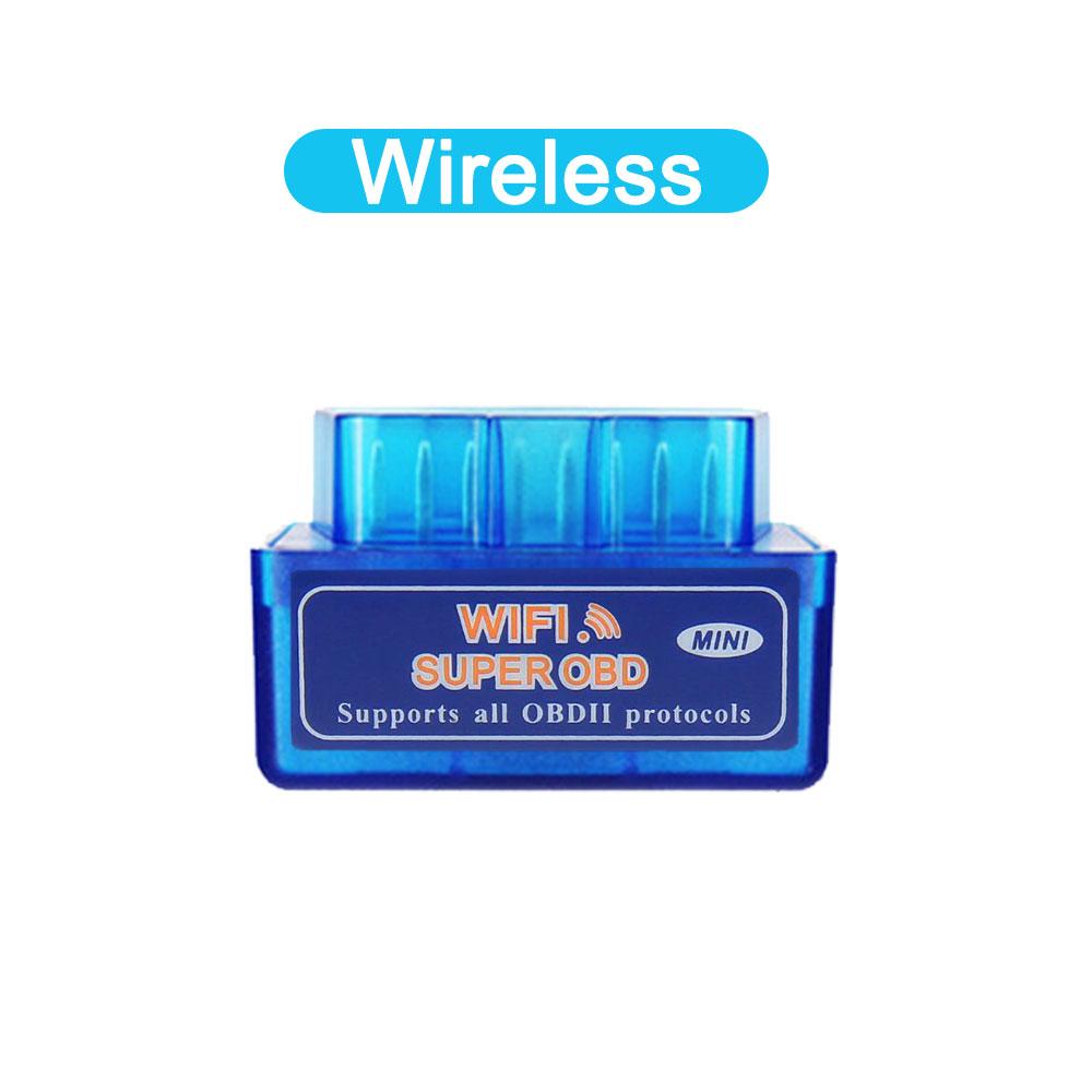 Мини OBD2 автомобильный сканер ELM 327 тестер беспроводной WIFI Bluetooth автомобильный интерфейс сканер инструмент для Android IOS