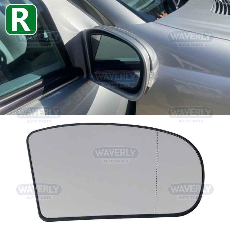 Для 2001-2007 W203 Mercedes Benz C230 C240 C280 C320 C350 C32 C55 Зеркало заднего вида боковое с подогревом, стекло-линза 2038100121 2038100221