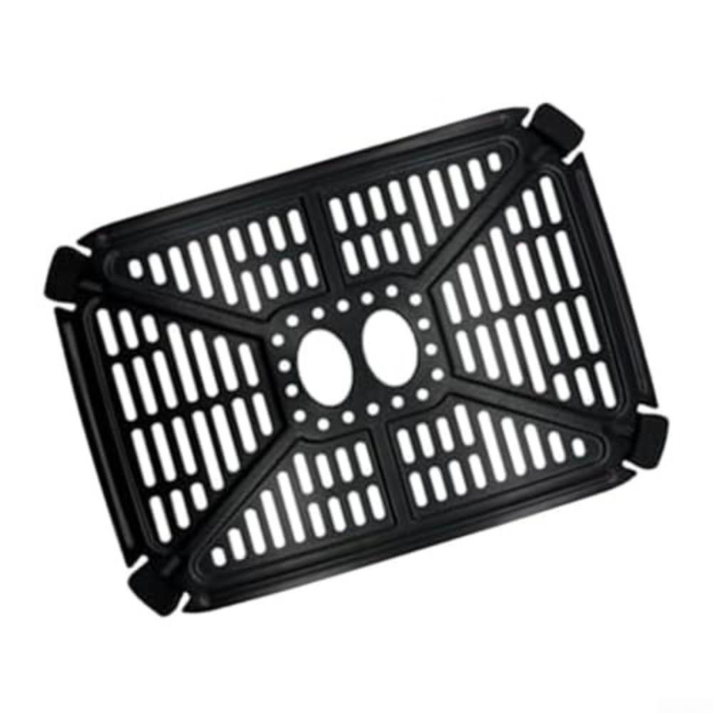 Квадратная решетка-гриль для аэрофритюрницы, антипригарный противень для аэрофритюрницы, вкладыш для аэрофритюрницы, аэрофритюрница с двумя корзинами