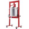 Hydraulic Fruit Wine Press, 7.93Gal/30L, Stainless Steel Heavy Duty Manual Juice Maker, Cider Apple Grape Vegetable Crusher, Cheese/Tincture/Herbal