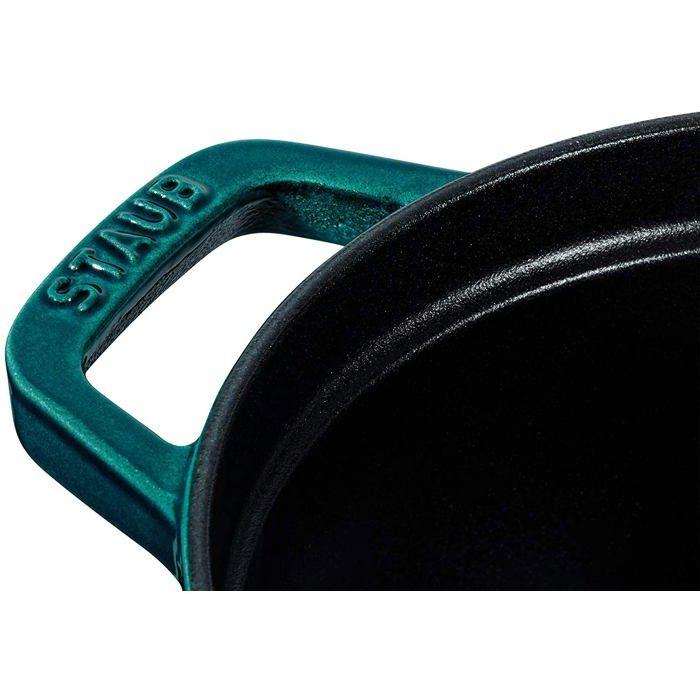 Cocotte Ovale en Fonte - STAUB - 31 cm - Blue La Mer - 5,5 l - Compatible induction