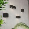 Vega ceramic wall lamp black