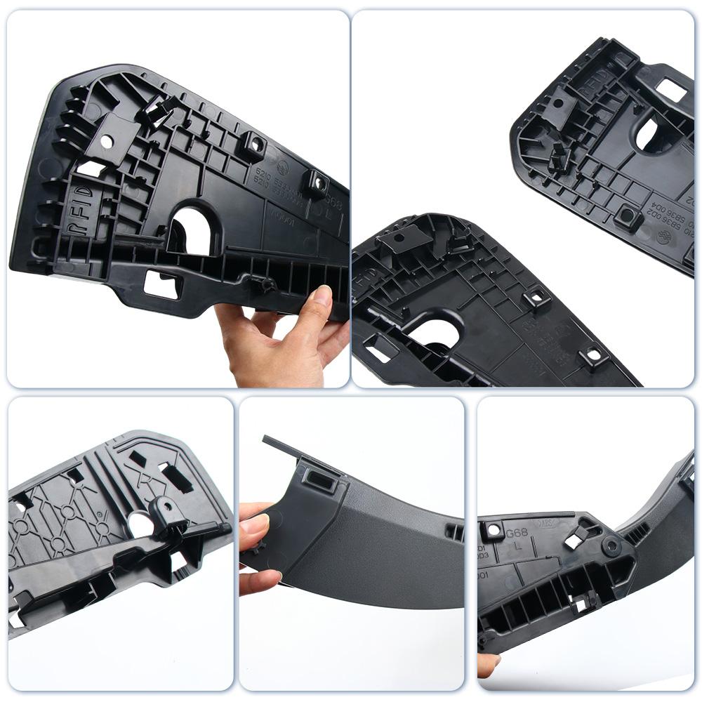 52105B360D1 Black Car Front Left Right Seat Side Support Frame Panel Bracket Cover Replacement For BMW 5 Series G68 2026-2026