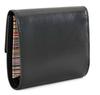 Paul Smith Leather Luxe Shine Black Men's Tri-fold Wallet,