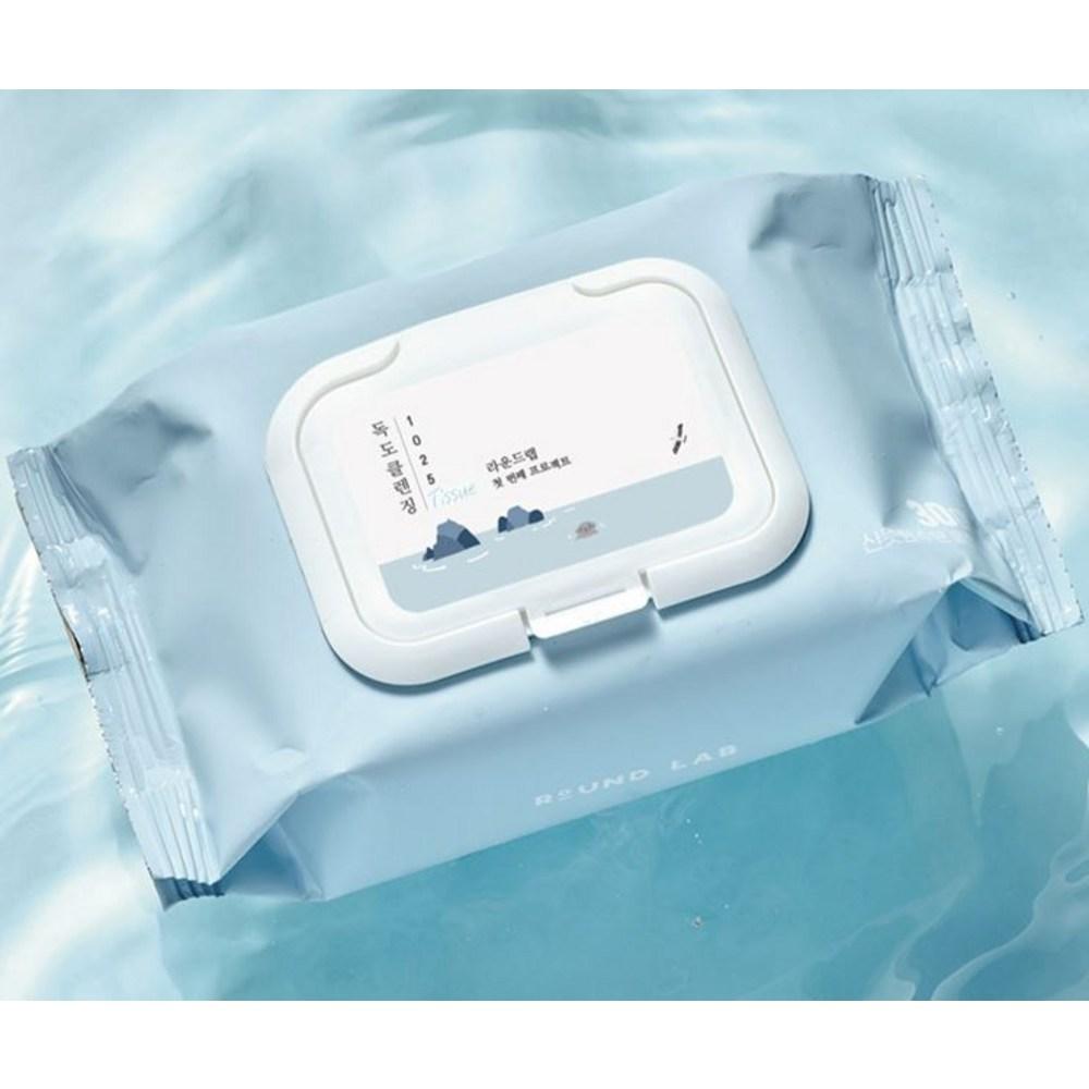 ROUND LAB 1025 Dokdo Cleansing Tissue, 30 Sheets, 2 Units