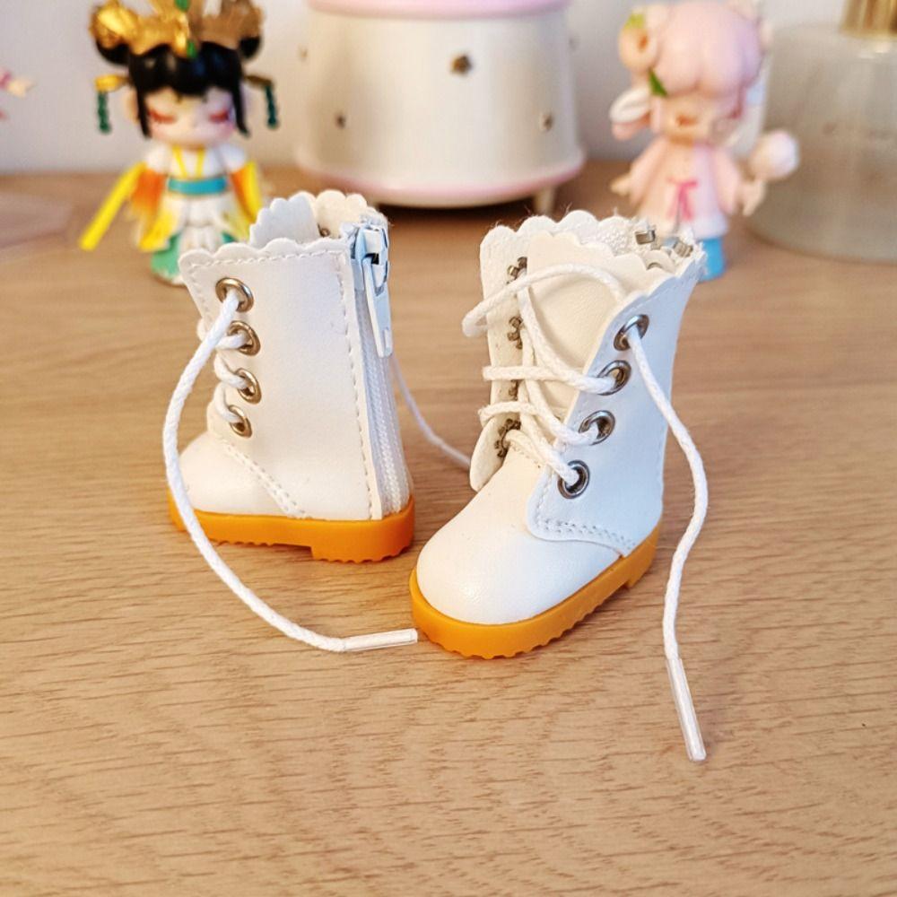 Mini 30cm Doll Leather Shoes Chain Boots 1/6 Bjd Doll Shoes Bjd Doll Chain Shoes  Children Toys