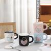 Креативная кружка-замок любви Ins Высокоценная керамическая чашка Сувенир Милая домашняя парная чашка для воды Кофейная чашка
