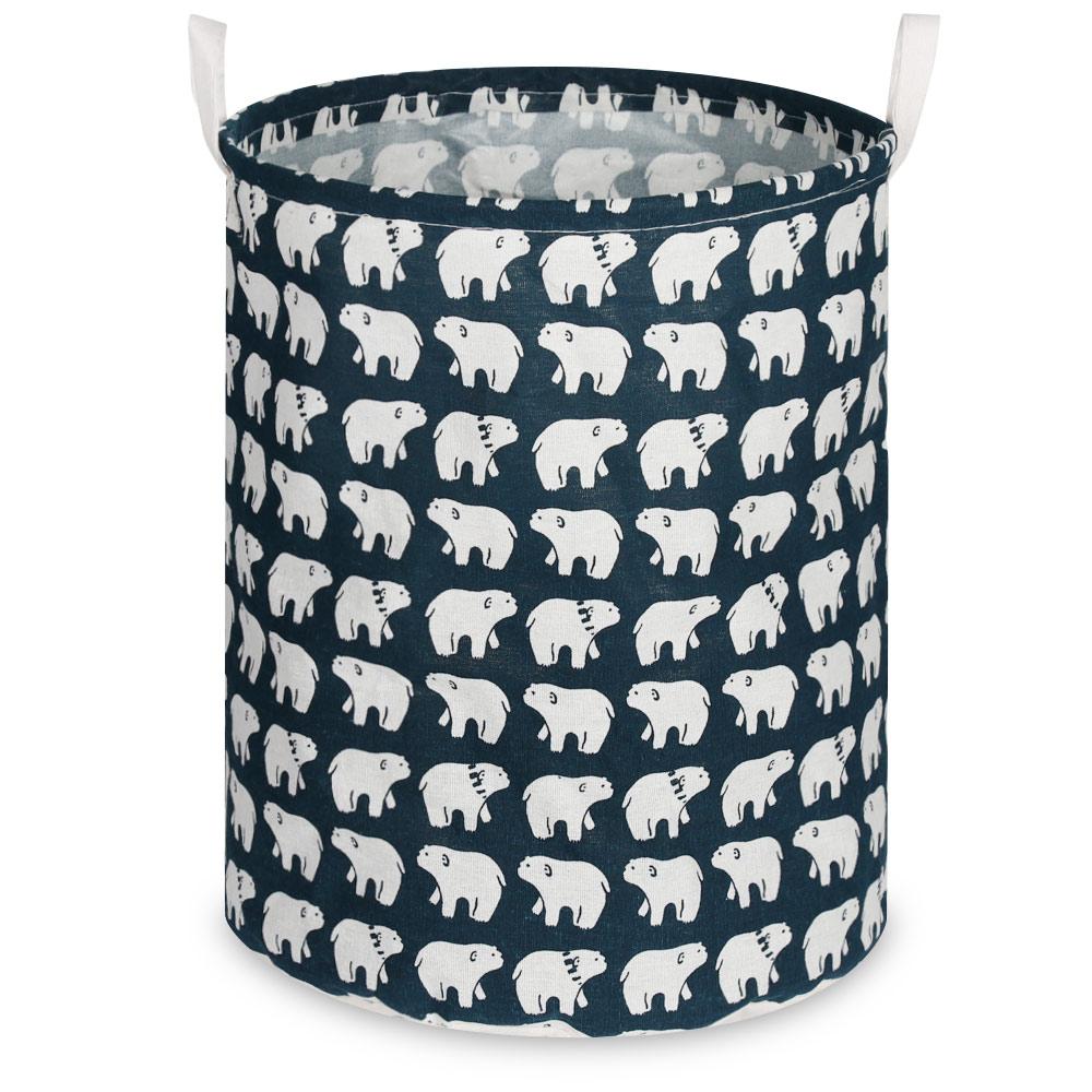 Modern Design Large Foldable Laundry Basket Storage Hamper Dirty Clothes Bag Bucket