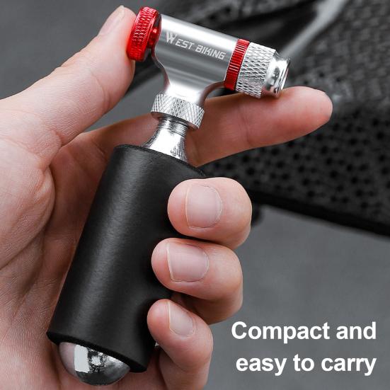 Bike CO2 Inflator Adapter for Presta for Schrader Valve Portable MTB Road Mountain Bicycle Tire Pump Inflatable Bottle Connector Nozzle Bike