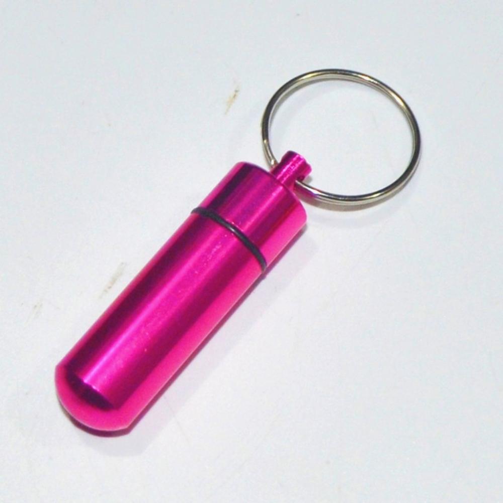 Outdoor Waterproof Pill Box Bottle Keychain