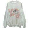 ВИНТАЖНЫЙ 90-х годов Свитшот с принтом птиц и длинным рукавом L На флисовой подкладке птица Мужской Б/У