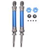 Metal Rear CVD Drive Shaft Set Fit for Traxxas Slash 1/10 RC Car NSV775Dark Blue