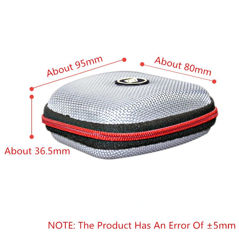 KZ Earphone Case Bluetooth Headset Box Square Portable Compression Headset case EVA Zipper Case For KZ ES4 ZSTX ZSR EDX ZST