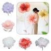 50cm 3D Gauze Artificial Flower Simulation Big Giant Mesh Flower Hollow Silk Flower  Window Display