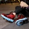 TUINANLE Kids Led Shoes Children’s Two Wheels Luminous Glowing Sneakers Heels Skate Shoes Boys Girls