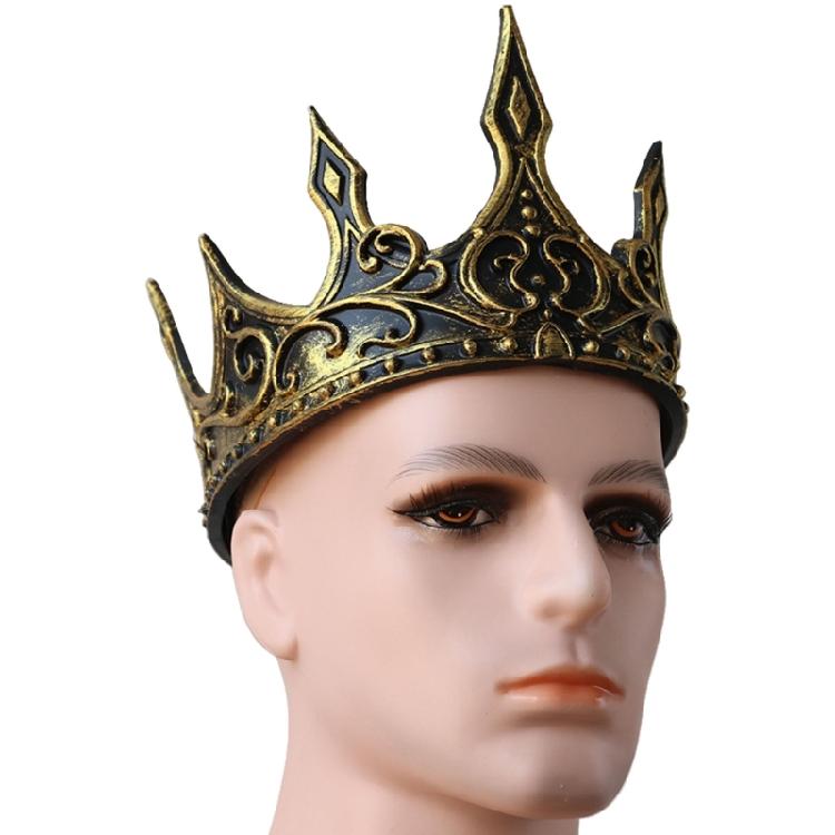 Королевские Средневековые Королевские Короны Регулируемый Ремешок Короны Диадемы Ободок Для Волос Корона Для Особого Случая и Культурного Мероприятия