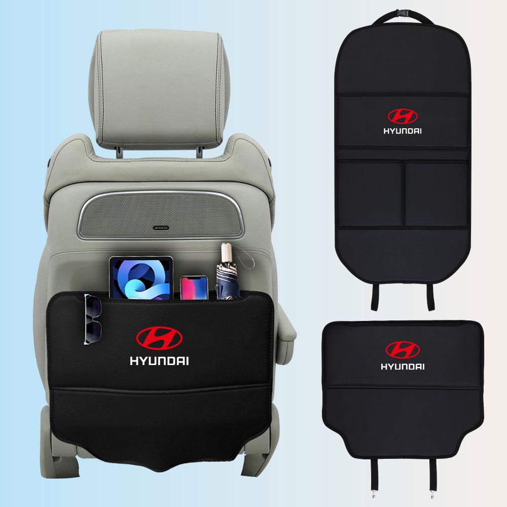 Leather Car Seat Anti Kick Pad Protective Cover Car Accessories For Hyundai Elantra Wagon Accent Ioniq Kona i20 i30 Moinca NLine HH52
