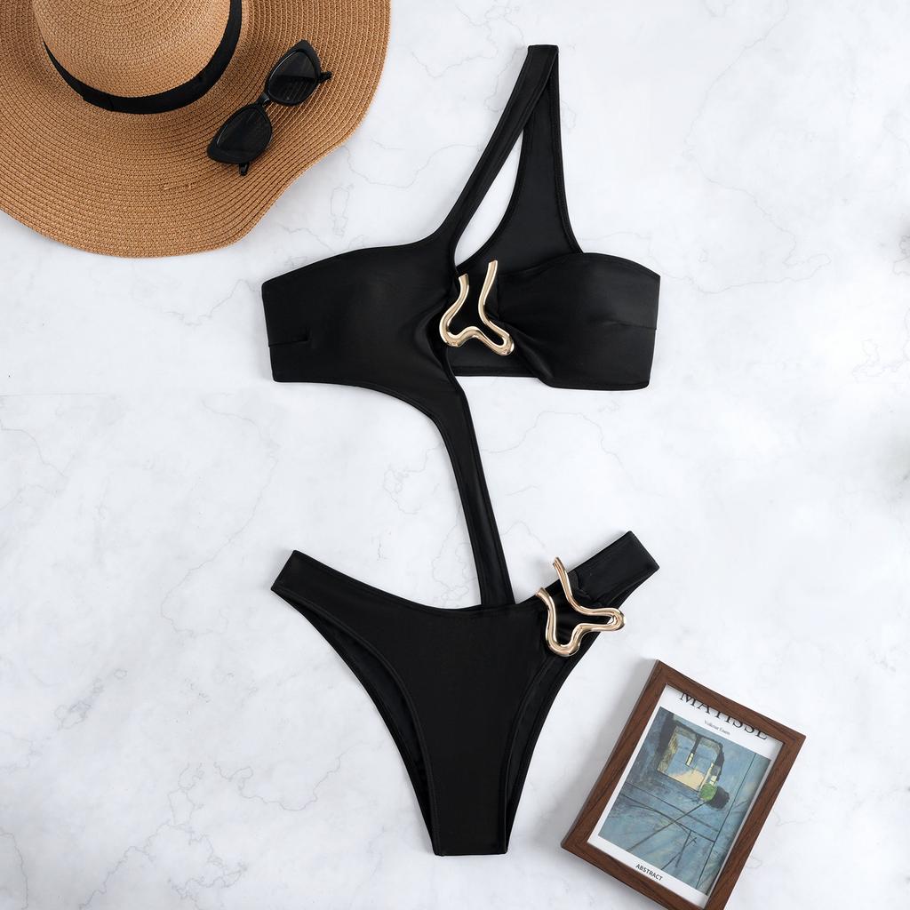 Женский слитный купальник бикини, спортивный купальник