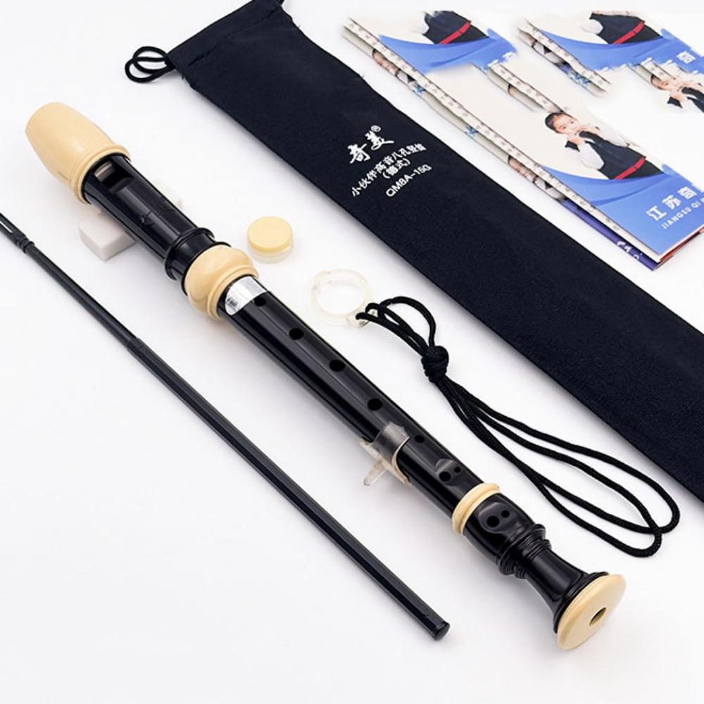 Baroque Fingering Eight Hole Clarinet Easy Adjustable Vertical Flute Musical Instrument