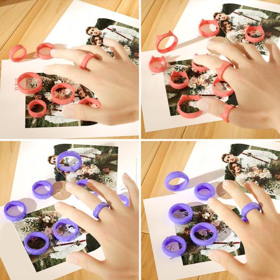 Форма для кольца из силиконовой смолы разных размеров для самостоятельного изготовления украшений, сережек, ожерелий, подвесок, кошачьих ушей