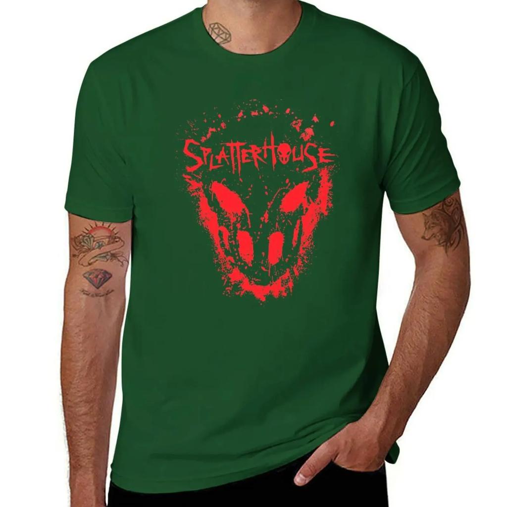 Splatterhouse Cover Idea Classic Retro Vintage Customs Trending TShirt graphics kawaii clothes new edition Unisexs t shirt