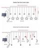 Светодиодные светильники-занавески со звездами и луной на солнечных батареях с пультом дистанционного управления — идеально подходят для кемпинга и праздничного декора