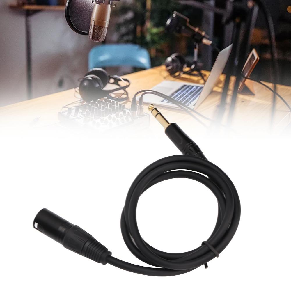 3 Pin 6.35mm to XLR Cable Plug and Play Stereo 1/4 Inch to XLR Balanced Cord Audio Interfaces