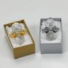 Mini Crystal Carriage Exquisite Table Ornaments Crystal Pumpkin Car  Office Home Decoration