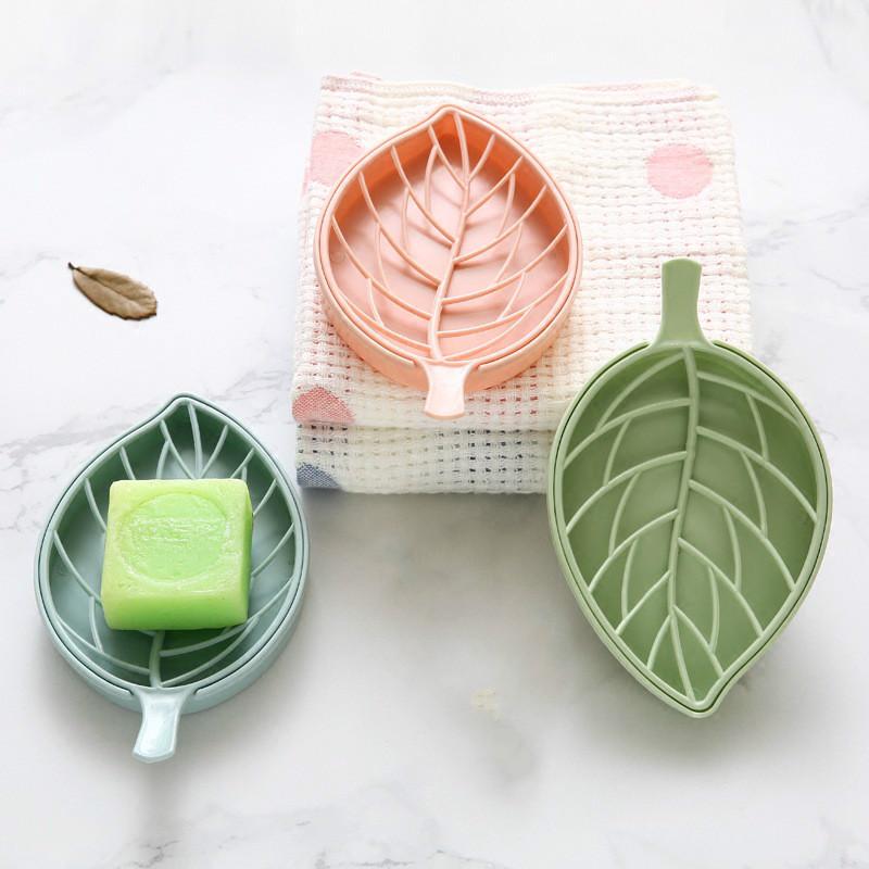Двухслойный дренажный ящик для мыла Creative Bath Leaf