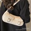 Retro Foreign Shoulder Women's Bag 2025 New Popular Niche Design Hand Carry Fashion Baguette Bag Korean Version Armpit Bag