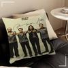 Музыкальная группа Weezer 4545см Наволочка Декоративная Наволочка для Подушки Домашняя Наволочка Для Подушки на Диван