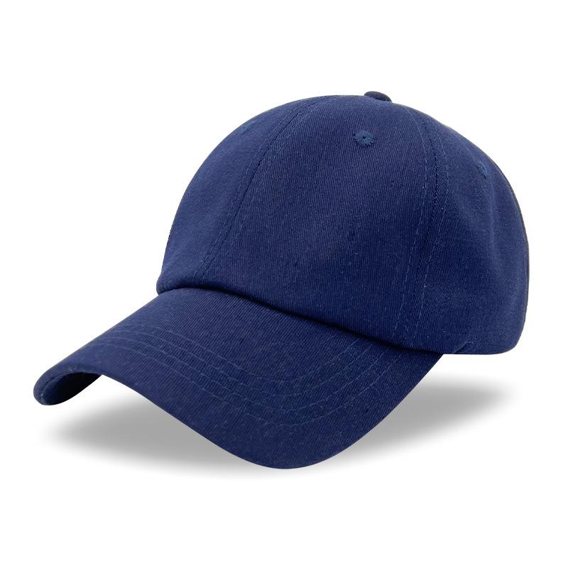Women's Cotton Soft Top Baseball Cap Spring and Summer Sunscreen Cap Male Outdoor Solid Color Light Plate Visor