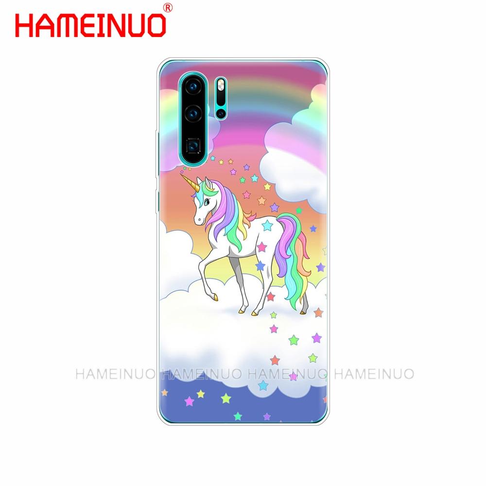 Силиконовый чехол для телефона huawei P30 PRO LITE P SMART 2019 plus p smart Z p20 lite 2019 Unicorn On Rainbow Jetpack