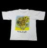 Vtg Van Gogh Grafix Flower Art Tee/ M Size