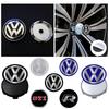 FUVLN1 60/63/68mm Car Wheel Center Hub Cap Logo Tyre Rims Badge Cover For Volkswagen VW Scirocco Golf MK6 Polo Tiguan PASSAT GTI R Line