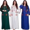Embroidery Muslim Dress for Women Ramadan Long Dresses Woman Kimono Robe Moroccan Caftan Vestidos